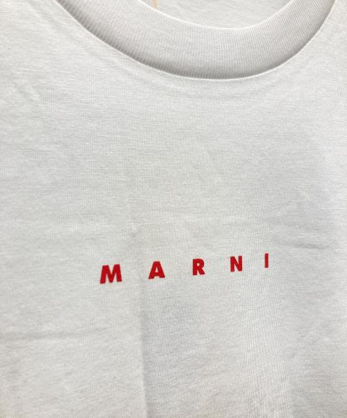 MARNI（マルニ）MARNI (マルニ) ロゴプリントTシャツ ホワイト サイズ:14Yの古着・服飾アイテム
