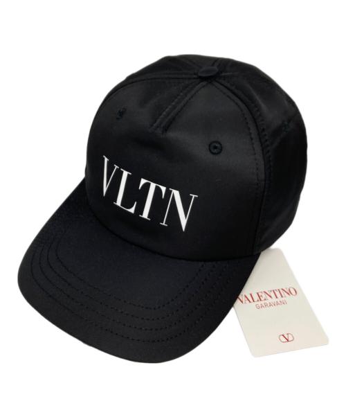 VALENTINO GARAVANI（ヴァレンティノ・ガラヴァーニ）VALENTINO GARAVANI (ヴァレンティノ・ガラヴァーニ) VLTNロゴ BASEBALL HAT ブラック サイズ:58cmの古着・服飾アイテム