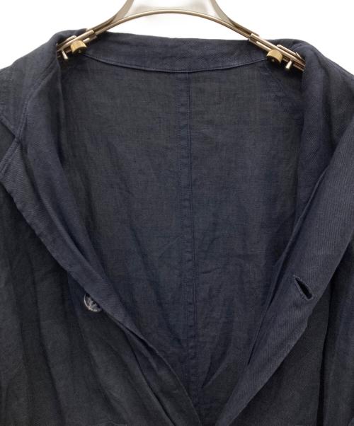 STYLE CRAFT WARDROBE（スタイルクラフト ワードローブ）STYLE CRAFT WARDROBE (スタイルクラフト ワードローブ) リネンキャンバスコート ネイビー サイズ:Mの古着・服飾アイテム