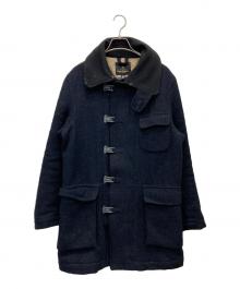 NIGEL CABOURN×Harris Tweed（ナイジェルケーボン×ハリスツイード）の古着「ファイヤーマンコート」｜ネイビー