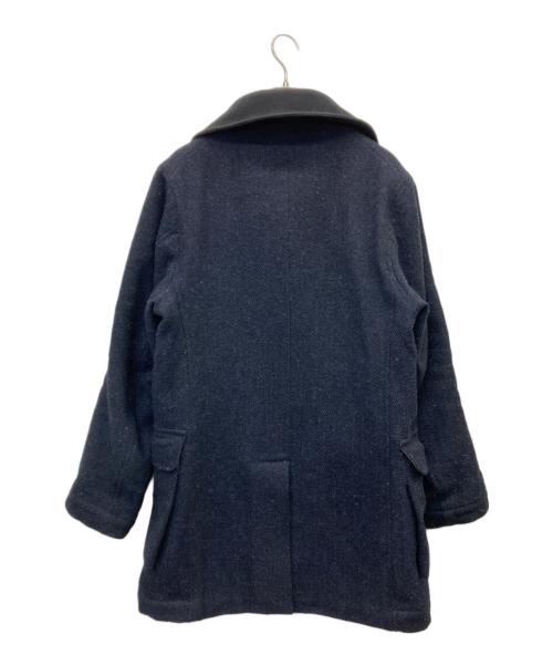 NIGEL CABOURN（ナイジェルケーボン）NIGEL CABOURN (ナイジェルケーボン) Harris Tweed (ハリスツイード) ファイヤーマンコート ネイビー サイズ:48の古着・服飾アイテム