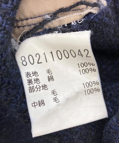 NIGEL CABOURN（ナイジェルケーボン）NIGEL CABOURN (ナイジェルケーボン) Harris Tweed (ハリスツイード) ファイヤーマンコート ネイビー サイズ:48の古着・服飾アイテム