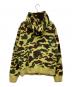 A BATHING APE (アベイシングエイプ) カモフラ フルジップ パーカー イエロー サイズ:M：10000円