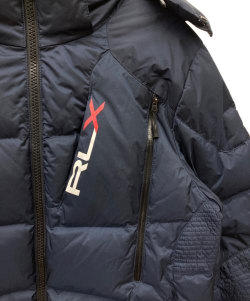 RLX RALPH LAUREN（アールエルエックスラルフローレン）RLX RALPH LAUREN (アールエルエックスラルフローレン) ナイロンダウンジャケット ネイビー サイズ:Mの古着・服飾アイテム