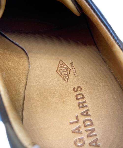 REGAL（リーガル）REGAL (リーガル) ヴィンテージ加工レザースニーカー ブラウン サイズ:251/2の古着・服飾アイテム