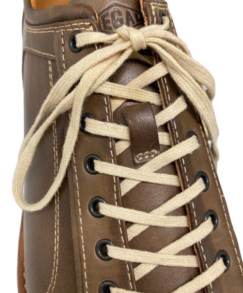 REGAL（リーガル）REGAL (リーガル) ヴィンテージ加工レザースニーカー ブラウン サイズ:251/2の古着・服飾アイテム