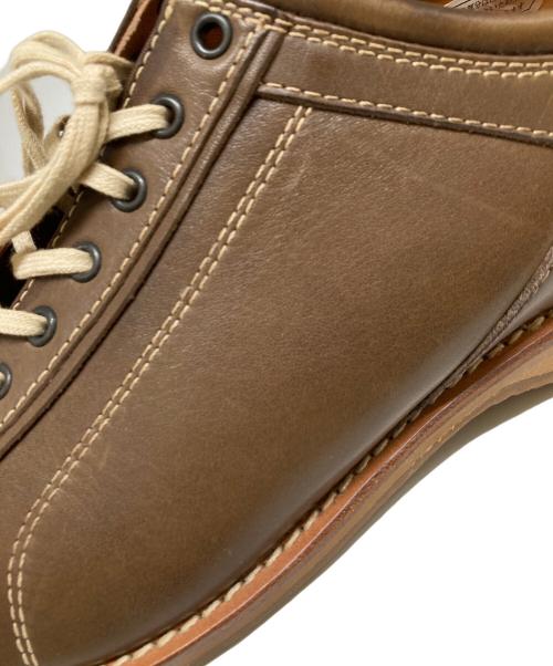 REGAL（リーガル）REGAL (リーガル) ヴィンテージ加工レザースニーカー ブラウン サイズ:251/2の古着・服飾アイテム