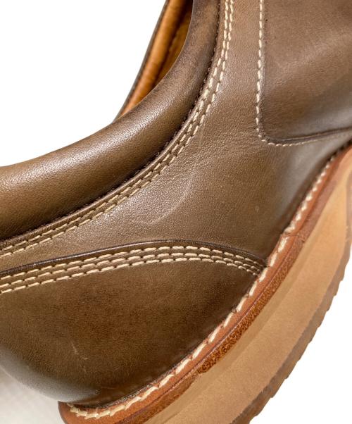 REGAL（リーガル）REGAL (リーガル) ヴィンテージ加工レザースニーカー ブラウン サイズ:251/2の古着・服飾アイテム