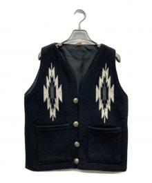 MOLINA（モリナ）の古着「コンチョボタンチマヨベスト」｜ブラック