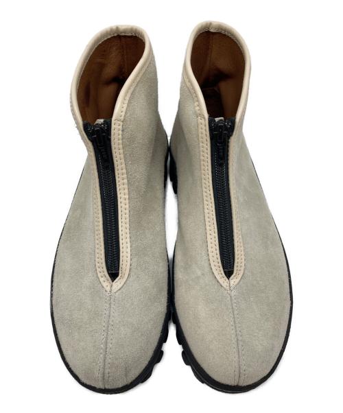 CLANE（クラネ）CLANE (クラネ) reproduction of found (リプロダクションオブファウンド) MILITARY ZIP BOOTS アイボリー サイズ:37の古着・服飾アイテム