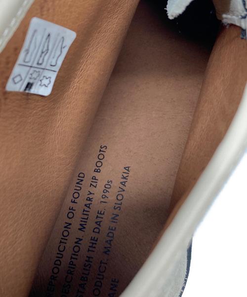 CLANE（クラネ）CLANE (クラネ) reproduction of found (リプロダクションオブファウンド) MILITARY ZIP BOOTS アイボリー サイズ:37の古着・服飾アイテム