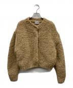 CLANEクラネ）の古着「TEDDY BEAR HAND KNIT TOPS」｜ベージュ