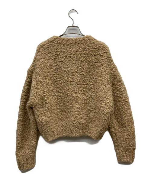 CLANE（クラネ）CLANE (クラネ) TEDDY BEAR HAND KNIT TOPS ベージュ サイズ:1の古着・服飾アイテム