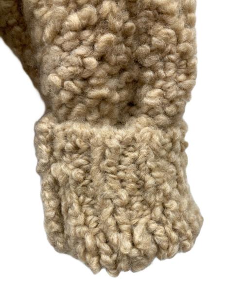 CLANE（クラネ）CLANE (クラネ) TEDDY BEAR HAND KNIT TOPS ベージュ サイズ:1の古着・服飾アイテム