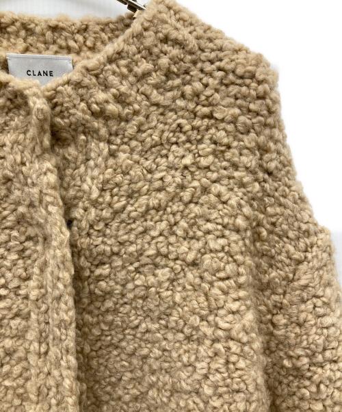 CLANE（クラネ）CLANE (クラネ) TEDDY BEAR HAND KNIT TOPS ベージュ サイズ:1の古着・服飾アイテム