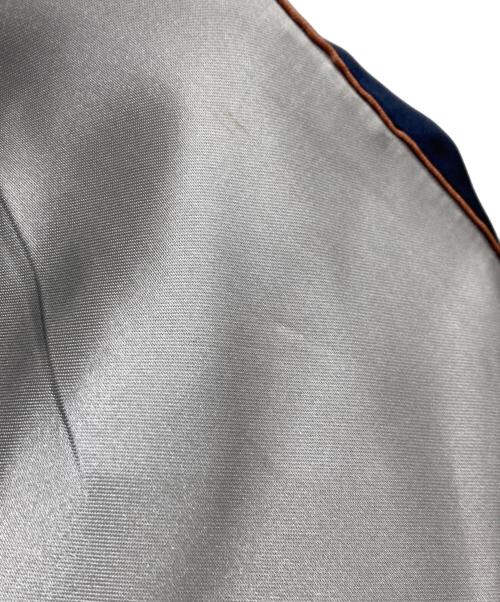 テーラー東洋（テーラートウヨウ）テーラー東洋 (テーラートウヨウ) 07AW Eagle × Cyclones リバーシブルサテンスカジャン ネイビー×イエロー サイズ:Mの古着・服飾アイテム