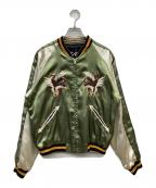 テーラー東洋テーラートウヨウ）の古着「リバーシブルサテンスカジャン」｜グリーン×ブラック