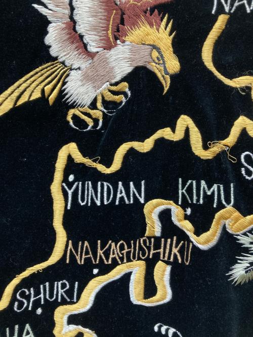 テーラー東洋（テーラートウヨウ）テーラー東洋 (テーラートウヨウ) 別珍×コットン リバーシブルスーベニアジャケット ブラック×ベージュ サイズ:Lの古着・服飾アイテム