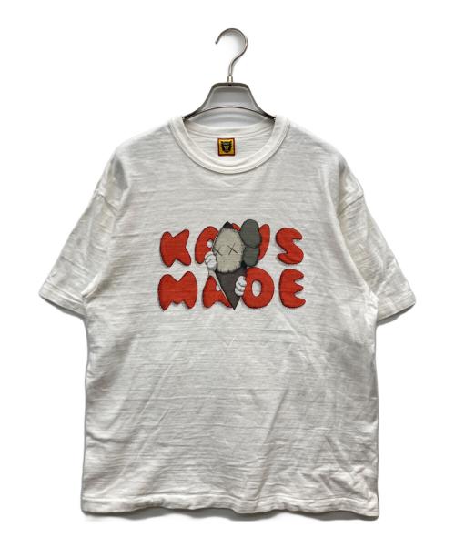 HUMAN MADE（ヒューマンメイド）HUMAN MADE (ヒューマンメイド) KAWS (カウズ) Graphic T-Shirt ホワイト サイズ:Lの古着・服飾アイテム