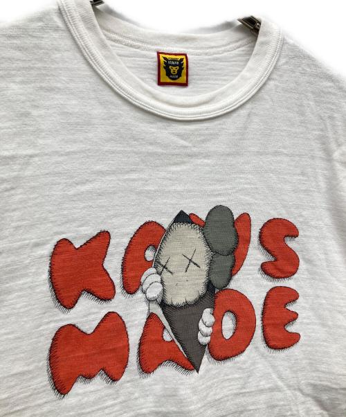 HUMAN MADE（ヒューマンメイド）HUMAN MADE (ヒューマンメイド) KAWS (カウズ) Graphic T-Shirt ホワイト サイズ:Lの古着・服飾アイテム