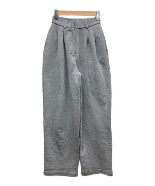 CLANE（クラネ）CLANE (クラネ) TWO TUCK SWEAT PANTS グレーの古着・服飾アイテム