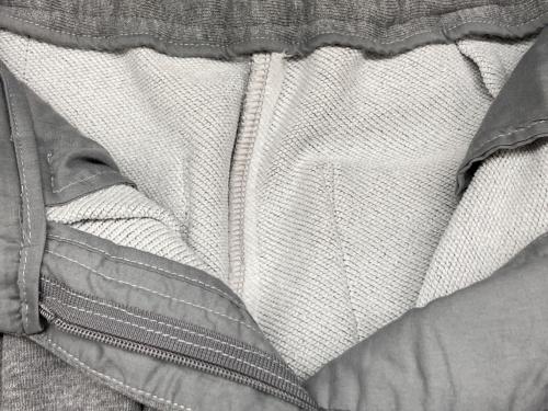 CLANE（クラネ）CLANE (クラネ) TWO TUCK SWEAT PANTS グレーの古着・服飾アイテム