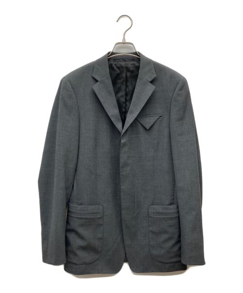 PRADA（プラダ）PRADA (プラダ) 比翼3Bウールセットアップスーツ グレー サイズ:44Rの古着・服飾アイテム