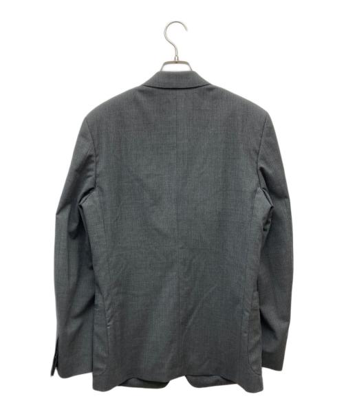 PRADA（プラダ）PRADA (プラダ) 比翼3Bウールセットアップスーツ グレー サイズ:44Rの古着・服飾アイテム