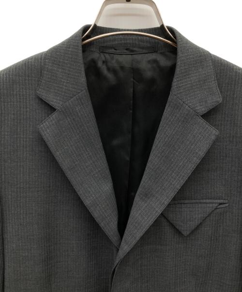 PRADA（プラダ）PRADA (プラダ) 比翼3Bウールセットアップスーツ グレー サイズ:44Rの古着・服飾アイテム