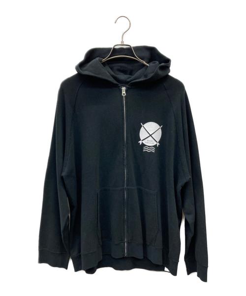 PENNEYS（ペニーズ）PENNEYS (ペニーズ) DISNEY (ディズニー) ミッキープリントジップパーカー ブラック サイズ:M 未使用品の古着・服飾アイテム