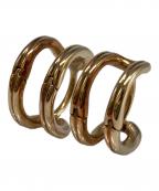 hirotakaヒロタカ）の古着「BELUGA ダブル ヒンジ ハギー ピアス Sサイズセット」