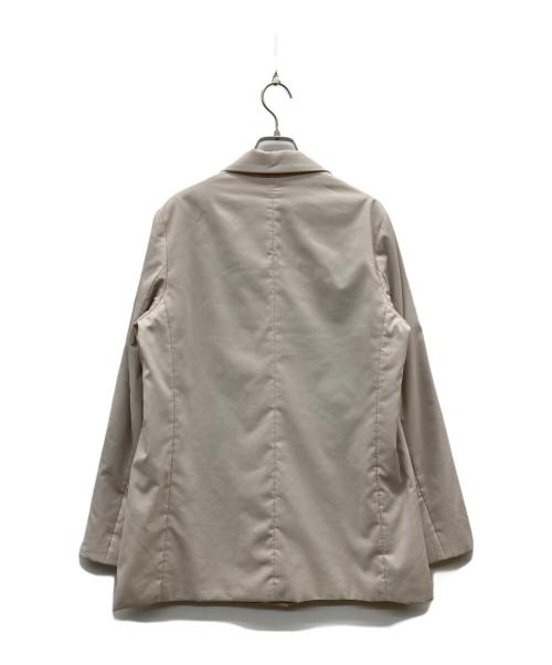 icB（アイシービー）icB (アイシービー) パデットライトジャケット ベージュ サイズ:Lの古着・服飾アイテム