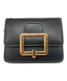 BALLY（バリー）の古着「JINA レザーカードケース」｜ブラック