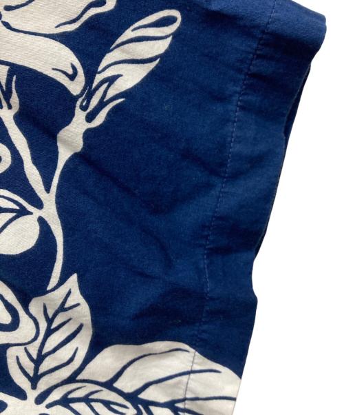 pataloha（パタロハ）pataloha (パタロハ) 00S オーガニックコットン ハワイアンアロハシャツ ネイビー サイズ:Mの古着・服飾アイテム