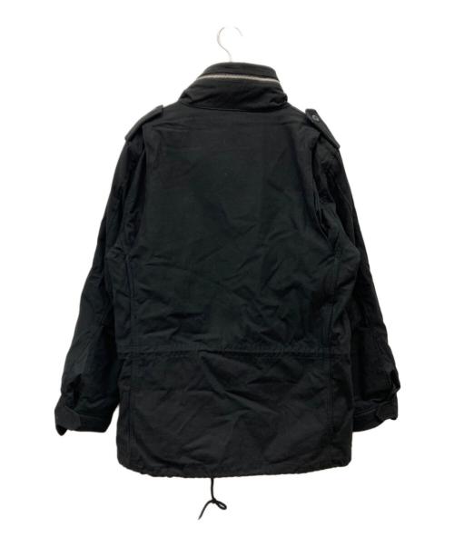 HOUSTON（ヒューストン）HOUSTON (ヒューストン) M65フィールドジャケット ブラック サイズ:Mの古着・服飾アイテム