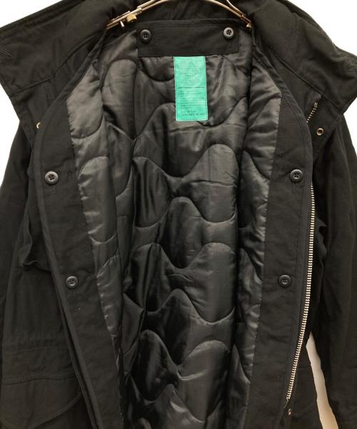 HOUSTON（ヒューストン）HOUSTON (ヒューストン) M65フィールドジャケット ブラック サイズ:Mの古着・服飾アイテム