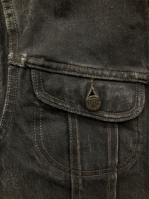RRL（ダブルアールエル）RRL (ダブルアールエル) 271-J Trucker Jacket ブラック サイズ:XSの古着・服飾アイテム