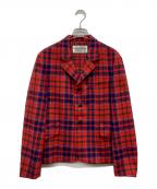 SEDITIONARIES by 666セディショナリーズ）の古着「スリーボタン バムフリーザージャケット」｜レッド