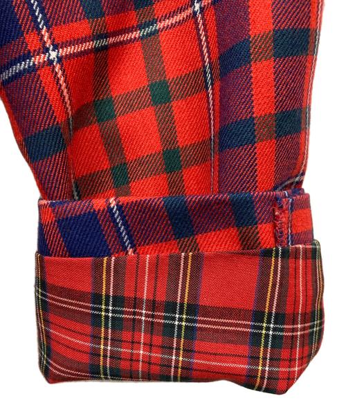 SEDITIONARIES by 666（セディショナリーズ）SEDITIONARIES by 666 (セディショナリーズ) スリーボタン バムフリーザージャケット レッド サイズ:Sの古着・服飾アイテム