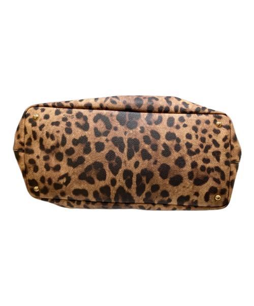 DOLCE & GABBANA（ドルチェ＆ガッバーナ）DOLCE & GABBANA (ドルチェ＆ガッバーナ) レオパード柄トートバッグ ブラウン サイズ:-の古着・服飾アイテム