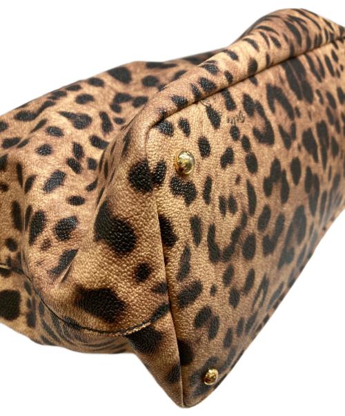 DOLCE & GABBANA（ドルチェ＆ガッバーナ）DOLCE & GABBANA (ドルチェ＆ガッバーナ) レオパード柄トートバッグ ブラウン サイズ:-の古着・服飾アイテム