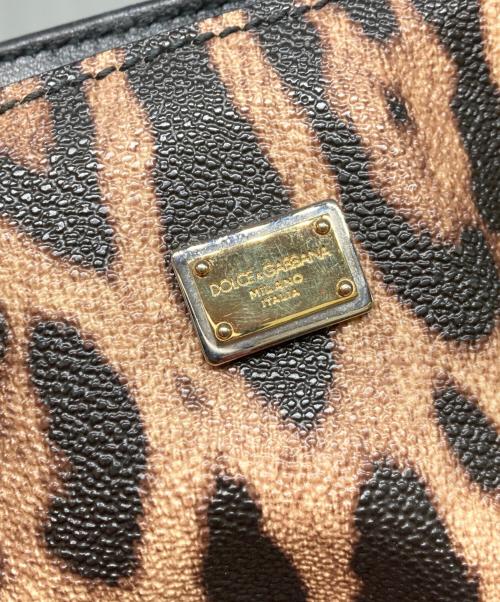 DOLCE & GABBANA（ドルチェ＆ガッバーナ）DOLCE & GABBANA (ドルチェ＆ガッバーナ) レオパード柄トートバッグ ブラウン サイズ:-の古着・服飾アイテム