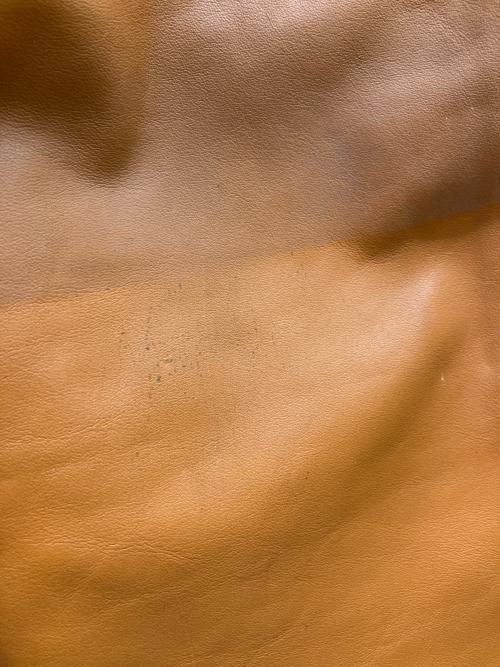 Schott（ショット）Schott (ショット) 604 ブーツカットレザーパンツ オレンジ サイズ:30の古着・服飾アイテム