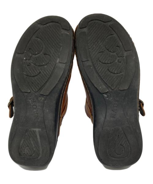 NAOT（ナオト）NAOT (ナオト) IRIS サボ ブラウン サイズ:36の古着・服飾アイテム