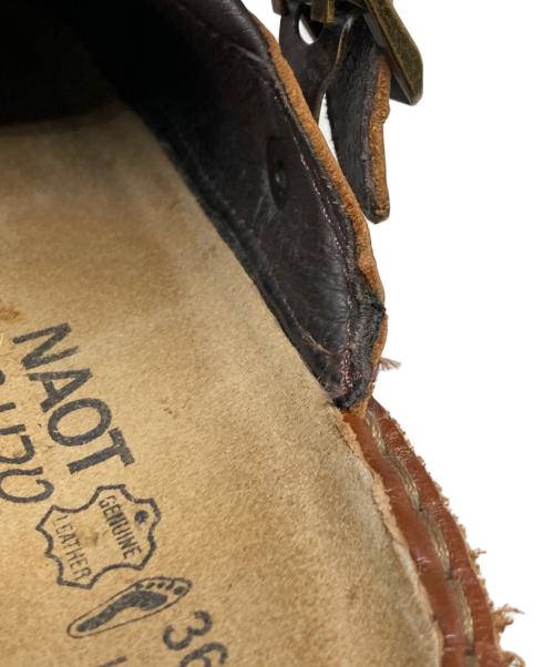 NAOT（ナオト）NAOT (ナオト) IRIS サボ ブラウン サイズ:36の古着・服飾アイテム