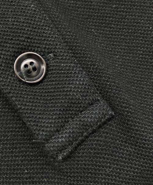 FRED PERRY（フレッドペリー）FRED PERRY (フレッドペリー) GROUND Y (グラウンドワイ) ロング丈オーバーポロシャツ ブラック サイズ:Mの古着・服飾アイテム