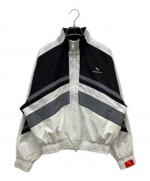 PUMA×FUMITO GANRYU（プーマ×フミトガンリュウ）の古着「トラックジャケット」｜ホワイト×ブラック