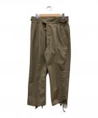 Product Twelveプロダクトトゥエルブ）の古着「グルカスラックスパンツ」｜カーキ