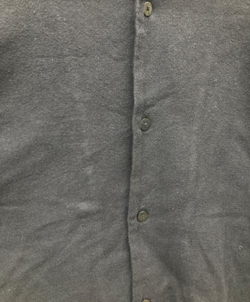 ka na ta（カナタ）ka na ta (カナタ) リネンブレンドスタンドカラーシャツ ブラック サイズ:FREEの古着・服飾アイテム