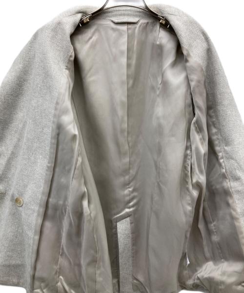 THREE DOTS（スリードッツ）THREE DOTS (スリードッツ) Cotton tweed jacket ベージュ サイズ:Sの古着・服飾アイテム